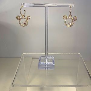 MINNIE MOUSE STARBURST CRYSTAL NEW EARRINGS